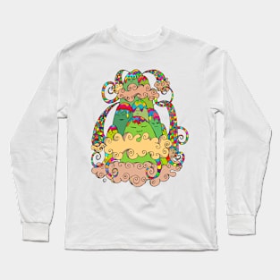 Magic  Mountain Color Long Sleeve T-Shirt